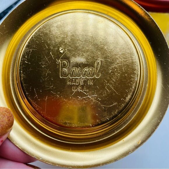 Set of 5 Vintage Bascal Mid Century Aluminum Dessert Bowls Sherbet Ice Cream - Picture 5 of 7